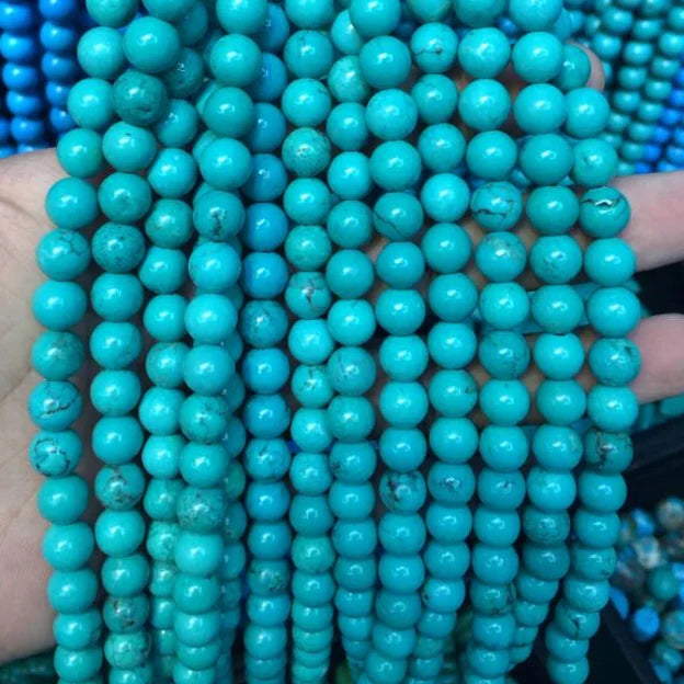 Turquoise Jewelry Wholesale Natural Stone Turquoise Stones Beads for Jewelry Making