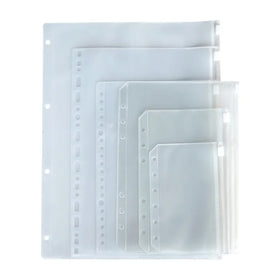 B5 A4 A5 A6 A7 6 Holes PVC Plastic Storage Loose Leaf Binder Planner Zipper Bags Product Category Pencil Cases