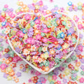 5mm Colorful Stars Polymer Clay Slice Sprinkles 1KG Lot Non-toxic Portable DIY Crafts Figurine Pattern Slime Shaker Collectible