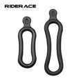 RIDERACE 2Pc/set Elastic Silicone Strap Rubber Lamp Holder Firm Straps for Bike Handlebar Headlight Clip Mount Cycling Accessory