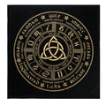 Tarot Cloth Sun Moon Star India Gilding Mat Thickened Flannelette High Quality Selvedge Tarot Tablecloth
