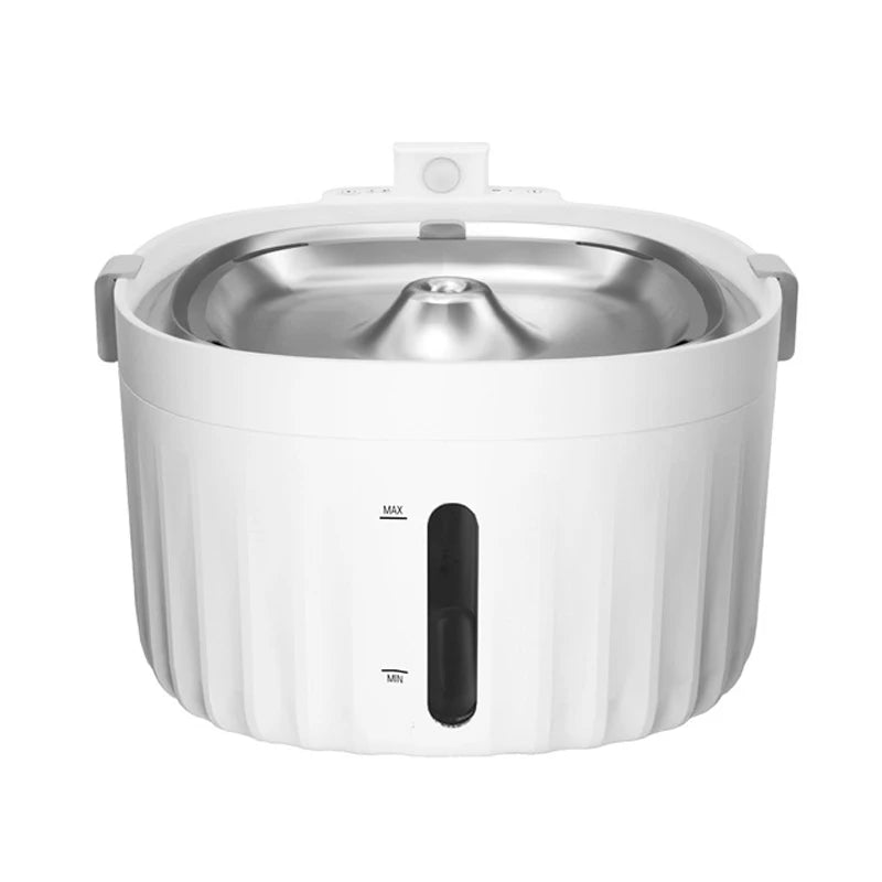 Intelligent Automatic Cat Water Fountain 5000mAh Lithium Battery Charging Circulation Stainless Steel Cats Pet Water Dispenser