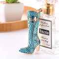 Luxury Women Bag Pendant Jewelry Crystal Rhinestone Shoes Keychain Keyrings Shiny Sparkling Diamond Colorful High Heels Keychain