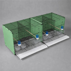 Hot Selling Birds Breeding Cage Portable Parrot Cage Bird House Steel Wire Flight Bird Cage with Plastic Tray