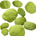 Creative Simulated Flocking Fake Moss Stone Miniatures Landscape Decorations Tiny Artificial Rock Ornaments DIY Accessories