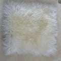 Sample Support ECO-TAN Sheepskin Cushion Long Hair Australian Sheep Skin Pillow Long Hair Sheepskin Cushion for Home