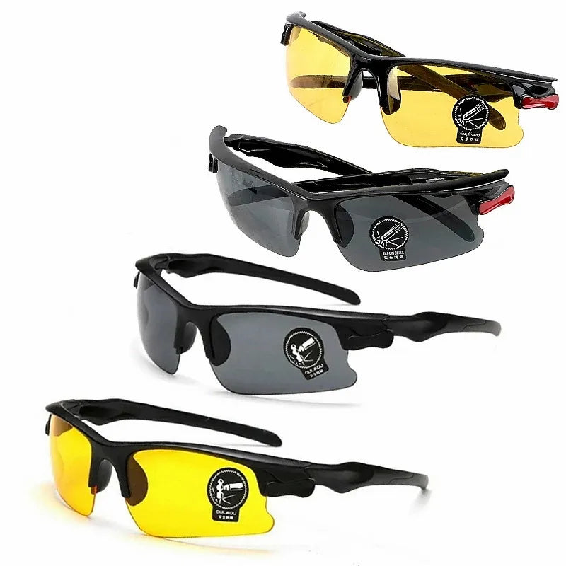 2025 Fashion Day Night Vision Driver's Glasses Anti Glare Yellow Lens Night Driving Goggles Sunglasses Men