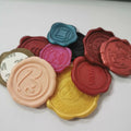 Customized Logo Self Adhesive Wax Seal Stamp Sticker