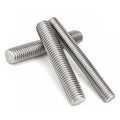 304 Stainless Steel 18-8 M3-M42 Fully Threaded Rod Right Hand Threads Long Threaded Screw Zinc/Black Finish High-Strength ISO