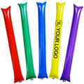 Custom Logo Bam Bam Noise Maker Stadium Cheer Props Inflatable Cheering Thunder Sticks for Sports Event