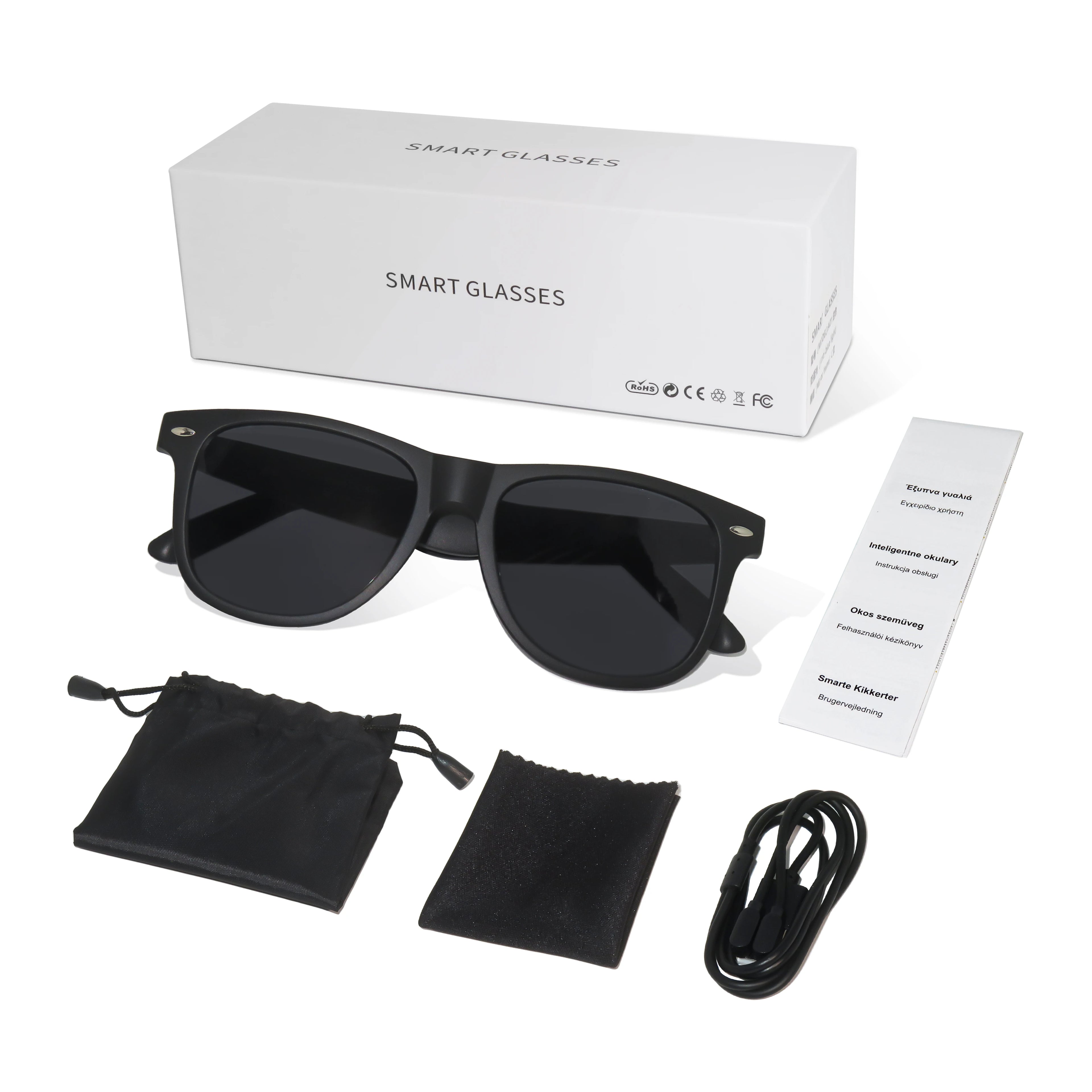 U-Top Hot Selling AI Smart Glasses Real-time Translation Intelligent Voice Conversation Function Ai Smart Sunglasses 2025