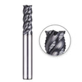 4 Flutes Square End Mill Carbide Milling Cutter OEM/ODM 45 Helix Angle AlCrSiN Coated Sharp Edge for Roughing Good Chip Breaking
