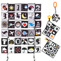Sensory Toy for Toddles Cloth Book Cartoon Toy Set Baby Saliva Towel Square Soft Squeeze Toy