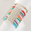 Custom BOHEMIA Style Beaded Bracelet for Girls Classic Fashion Accessories with Letters Numbers for Friendship Promotion Gifts