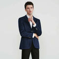 Men's Vintage Single-Breasted Suit Jacket Lapel Collar Business Blazer Cheap Wholesale Single-Breasted Blazers