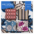 M&Y HT8 Woven Upholstery Jacquard Fabric Thick Stripe Polyester Home Textile Cushion Cut Pile Rayon Dyed Pattern Sofa Fabric