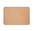 Eco-Friendly Natural Cork With Leather Desk Mat Soft Smooth Surface Waterproof Rubber Mousepad for Office and Gaming Use