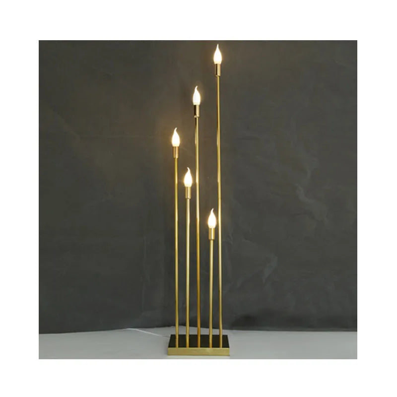 Wedding Stand Table Centerpiece Crystal Candle Lights 10 Arms Decoration Arrangement Dragon Pearl Lights
