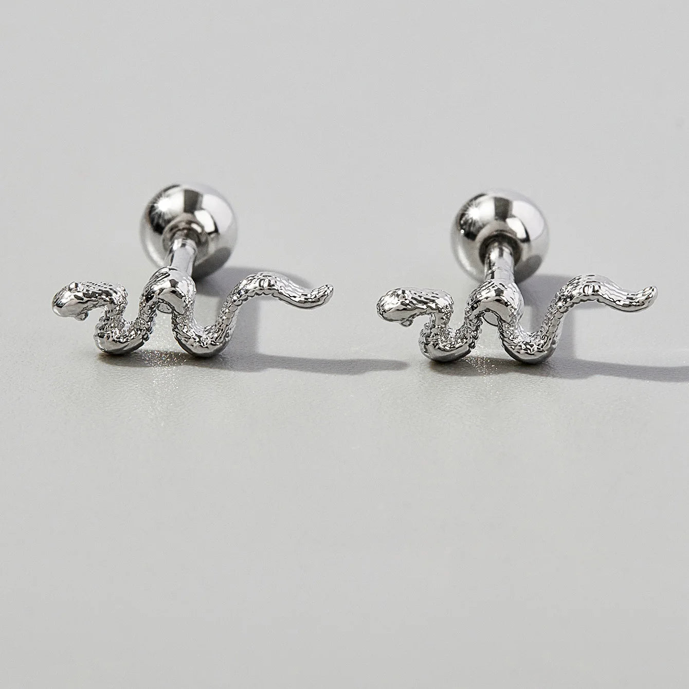 Stainless Steel Stud Earrings with Gold Plated Finish Insect Shape Zircon Stones for Unisex Fashionable Party Wedding Occasions