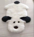 Wool Sofa Cushion Cute Tummy Dog Animal Pattern Eco-Friendly Pet Sleeping Mat for Bedroom Living Room