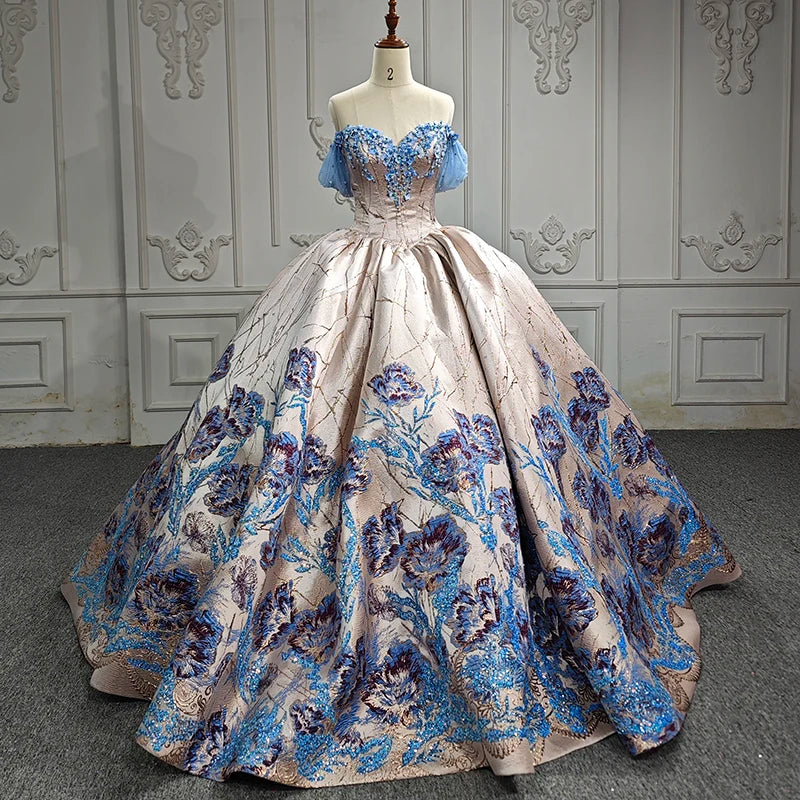 Retro and Elegant Applique Embroidery Ball Gown Sweetheart Quinceanera Dresses Jancember 6613