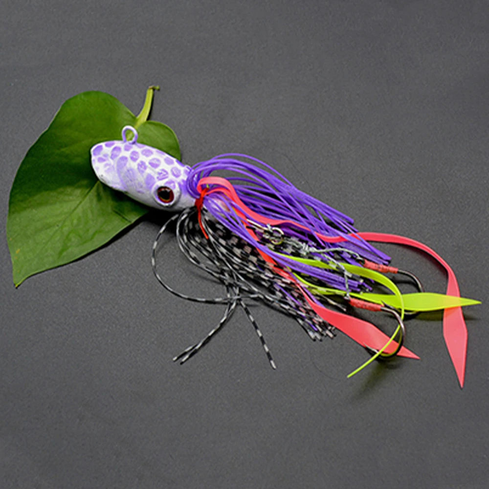 Newbility  Hot Selling 72g 3D Realistic Eyes Jigging Lures Fishing Vertical Madai Jig Lure