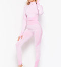Soft Honeycomb Texture 2 Piece Crop Jacket Set 2 Piece Lounge Sets for Women Matching Workout Set
