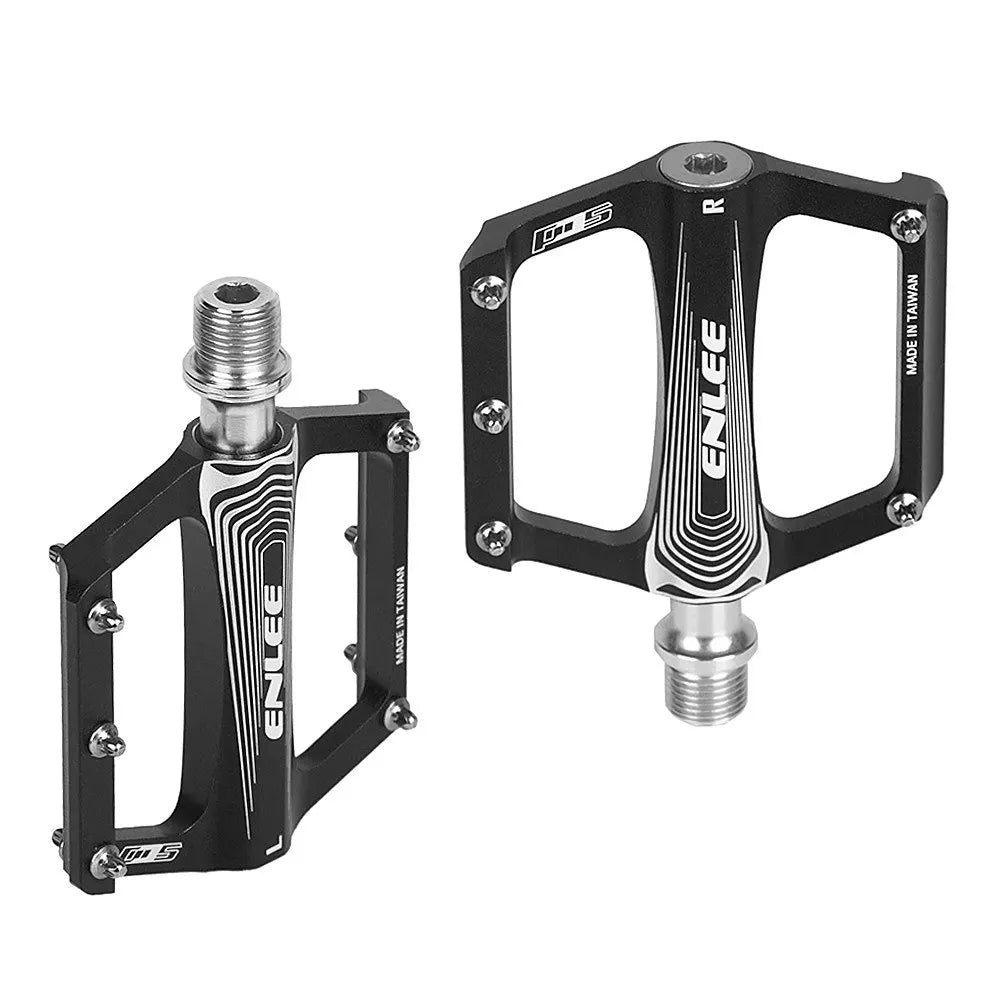 Folding Bike Pedals Aluminium Alloy Flat Bicycle Platform Mountain Bike Pedals Cycling Road Pedals