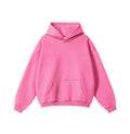 Wholesale Men's Hoody Puff Print Oversized Luxury Heavyweight Cotton Custom Fleece Pullover Hoodies Blank Plain Jumper for Men