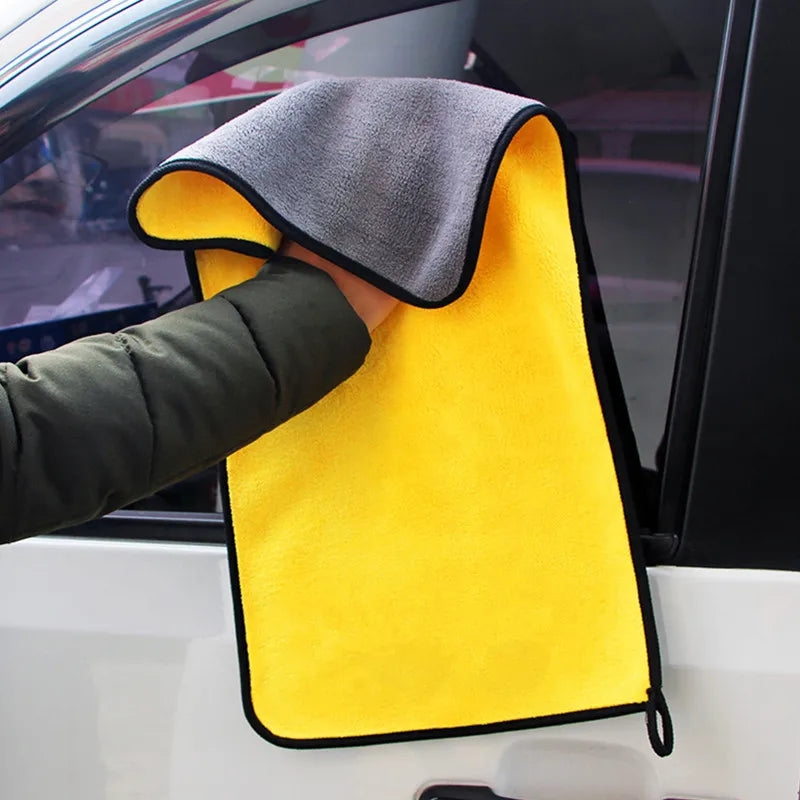 Event Gift From Petrol Station Quick-Dry 600gsm Microfiber Car Cleaning Towel Fine Fiber Waxing Cloth for Car Care