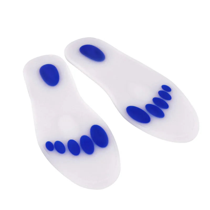 Blue Soft Anti-slip Foot Protect  Silicone Heel Pad for Relief Foot Pain