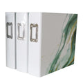 21X22Cm Photo Album Removable Insert Transparent PP Clear Pages Protect Holder Scrapbook Sticker Photo Album With 2 Rings Binder