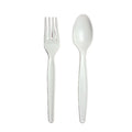 Factory-Produced 160mm Biodegradable Cornstarch Cutlery Set Disposable Plant Starch Fork Spoon for Parties