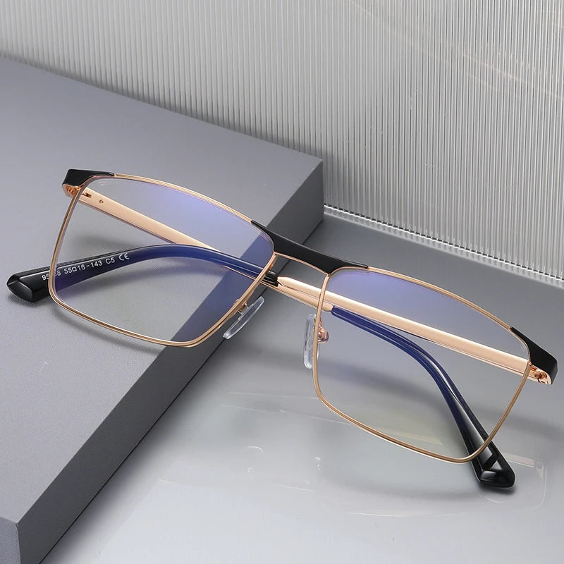 2024 Hot Selling Wholesale Men Optical Frames Eyewear Anti Blue Light Glasses Computer Blue Light Blocking Glasses for Men
