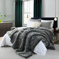 Wholesale 100% Polyester Winter Blanket Custom Ultra Soft Warm Fluffy Plush Luxury Faux Fur Throw Woven Technique Animal Vintage