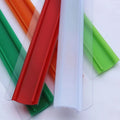 Transparent PVC Data Label Holder Strips Plastic Shelf Price Tag Holder