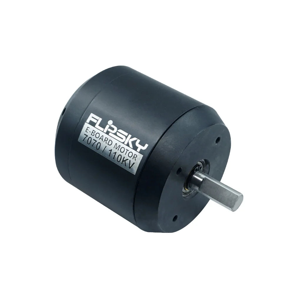 Flipsky 110KV 4200W 100A Round/D Shaft Sensored Outrunner Brushless DC Motor 7070 for Electric Skateboard