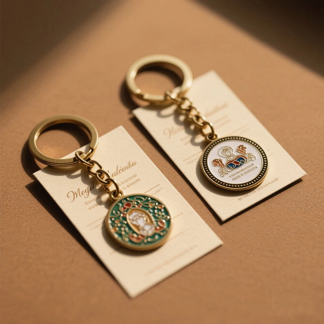 Factory Hot Sale Key Holder Enamel Keyring Zinc Alloy Double Side Metal Key Chain Custom Name Logo Hard Soft Enamel  Keychain