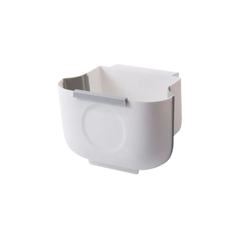 Best Selling Standing Plastic Collapsible Door Wall Mounted Hanging Folding Trash Can Waste Bin for Household Kitchen Storage