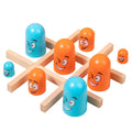New Design Fun Nesting Doll Games Tabletop Toys Children's Early Enlightenment Wooden Board Game Montessori Educational Logical