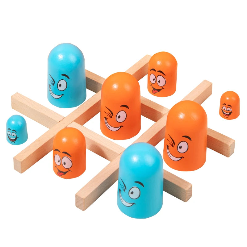 New Design Fun Nesting Doll Games Tabletop Toys Children's Early Enlightenment Wooden Board Game Montessori Educational Logical