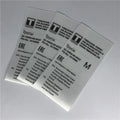 Sew on Fabric Printed Care Label Custom Care Label Printing Washing Label for Clothing