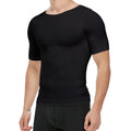 2026 New Men's Thermal Breathable Knitted Shapewear Short Sleeve Abdominal Compression Base Body Shaper