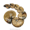 Natural Crystal Ammonite Fossil Mineral Specimen Natural Crystal Carvings Conch fossil Tabletop for Home Decoration