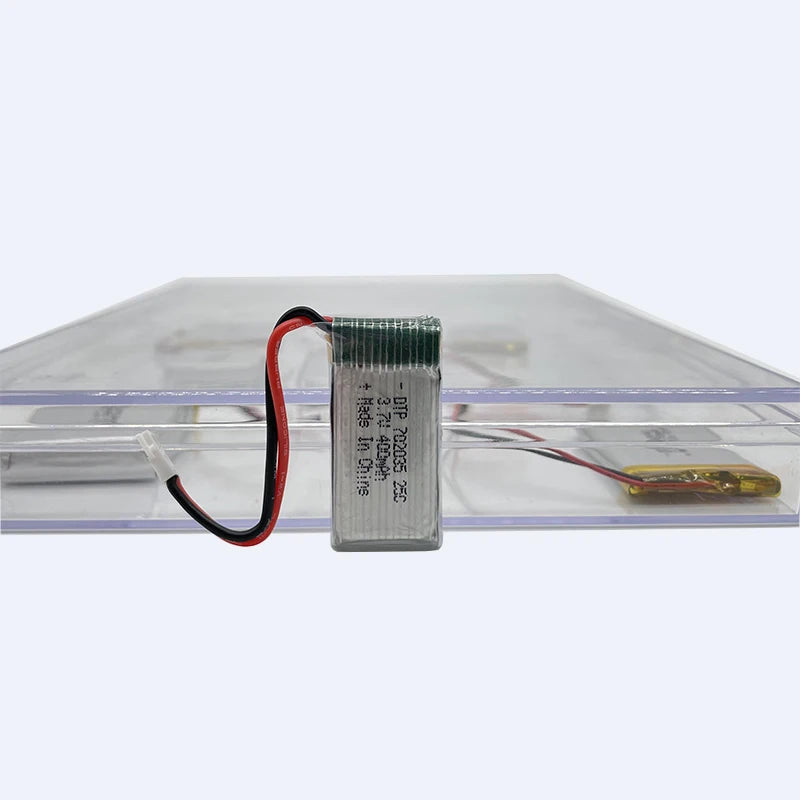 Rate Power Lithium Polymer Battery 702035 3.7V 400mAh 25C Rechargeable Lithium Battery for Dron