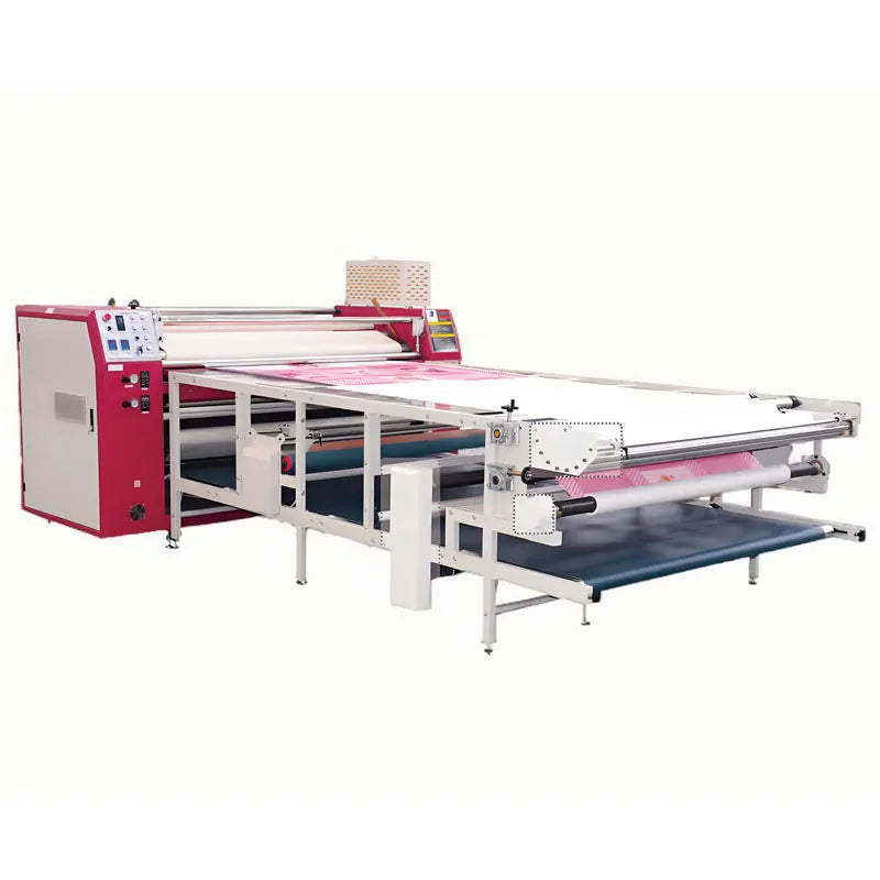 Large Format 1.7m Automatic Roller Heat Press Machine for Fabric Textile Printing T-shirt Transfer New Sublimation Equipment