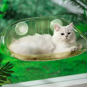 Customized Logo Cat Hammock Window Sleeping Bed Cat Window Perch Hammock for Cat Hanging Seat Wall Furniture