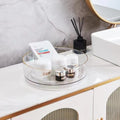 Lazy Susan Plastic Cabinet Organizer Rotating Spice Rack Condiments Holder Baking Turntable Carousel for Food Storage Container