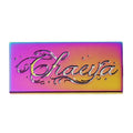 Rectangle Shape Handbag Metal Name Tags rainbow Plated Engraved Letter Metal Badge for Should Bags
