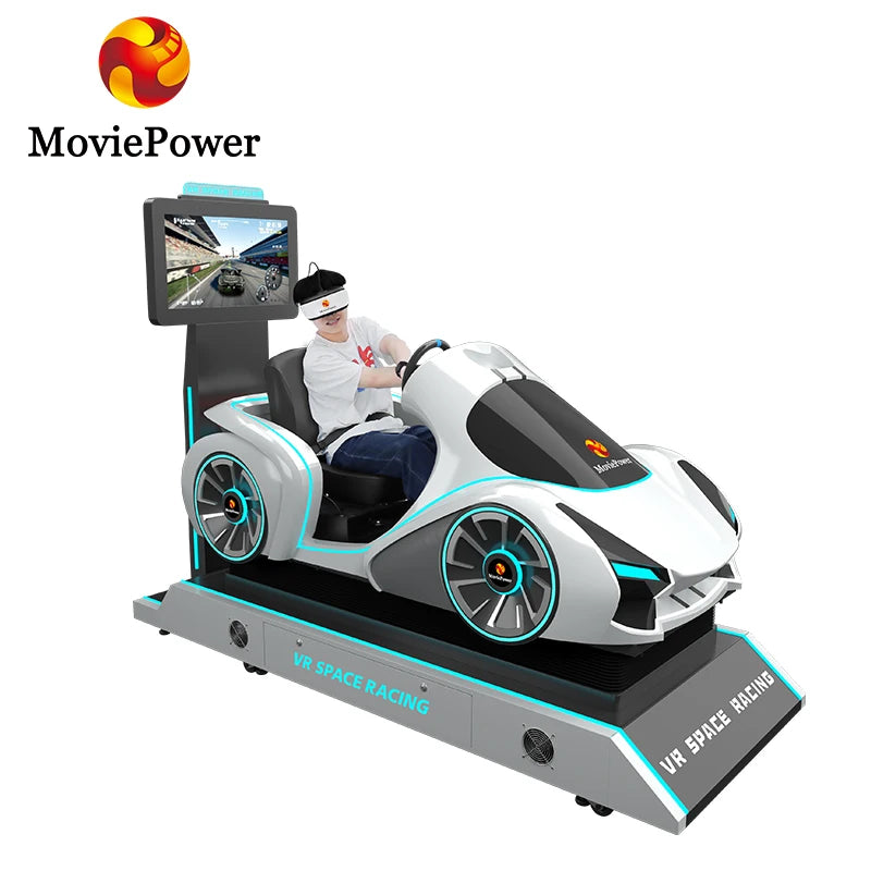 VR Racing Simulator New Price VR Arcade Games 6DOF Speed Racing Car With 3 Screen Driving Simulator VR Game Machine